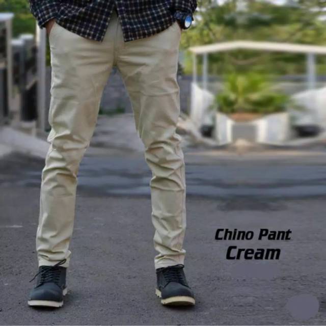 CELANA PANJANG PRIA CHINO / CHINOS BLACK GREY UNTUK SANTAI DAN FORMAL