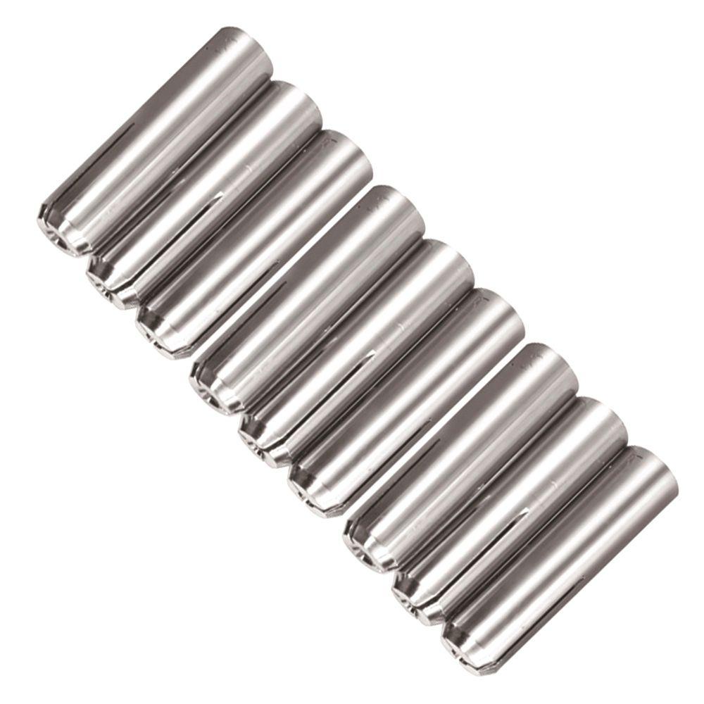 Solighter 10pcs Tungsten Electrode Clip Soldering Supplies Alat Bagian Perakitan Tukang Las Untuk QS/QQ300A
