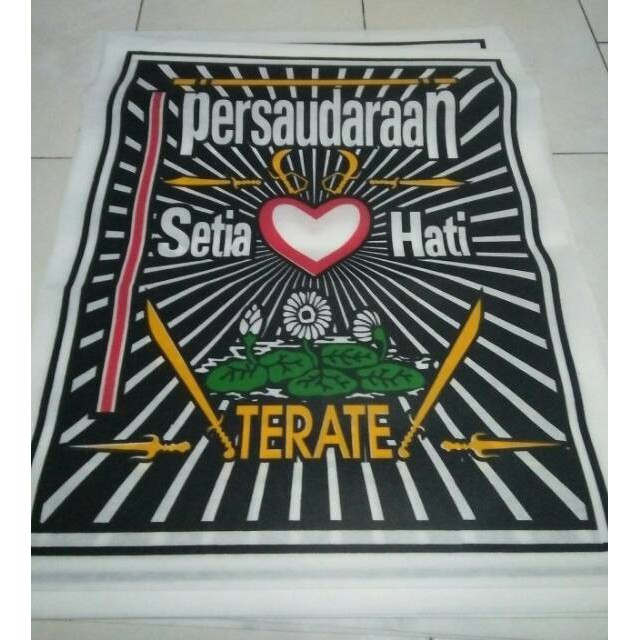 Gratis Ongkir Poster PSHT bet dinding SH Terate bet sablon besar Uk. 60cm x 50cm