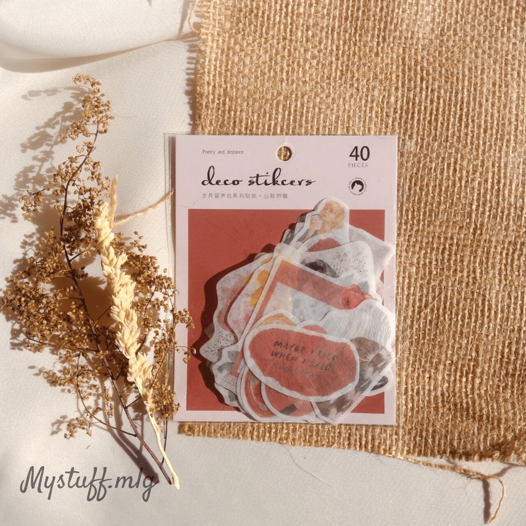 

VINTAGE STICKER DECORATING JOURNAL