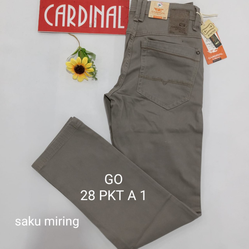 gof 27-28 PKT CARDINAL CASUAL CELANA POCKETS PANJANG Celana Chino Pria Fashion Laki Brand Kekinian