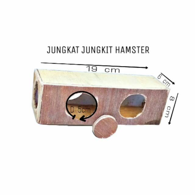 MAINAN HAMSTER - JUNGKAT JUNGKIT TEROWONGAN HAMSTER