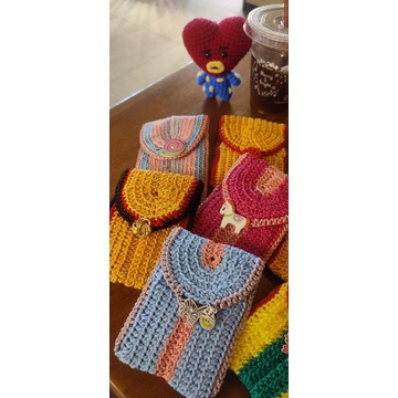 

Kantong angpao rajut multifungsi/kantong angpao rajut pertama/kantong angpao rajut untuk lebaran. Kantong rajut multifungsi