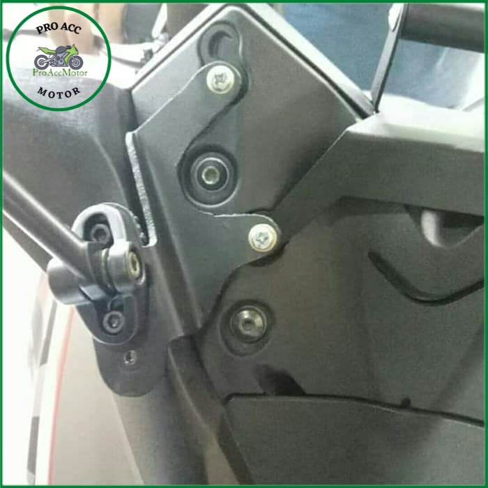 Dudukan Breket spion Xmax Memakai Spion R25 CBR ninja ZX10R