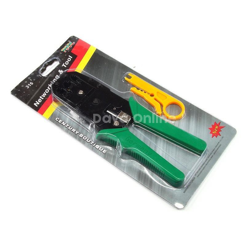 PROMO MURAH TANG CRIMPING MODEL 315 TERBARU BONUS ALAT PRES RJ 45 KE KABEL-TANG UNTUK KABEL LAN