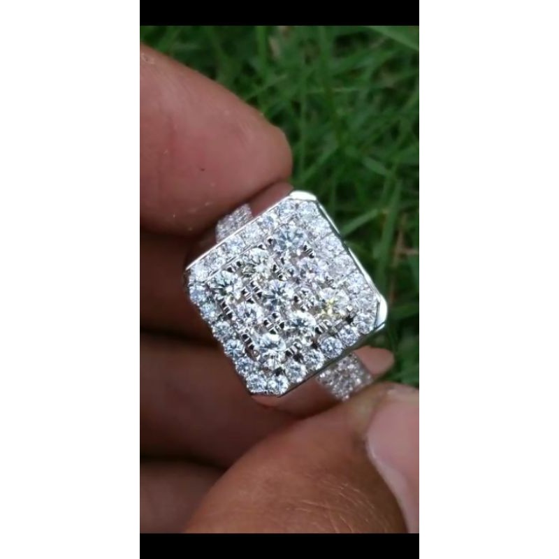 cincin stempel berlian cowok