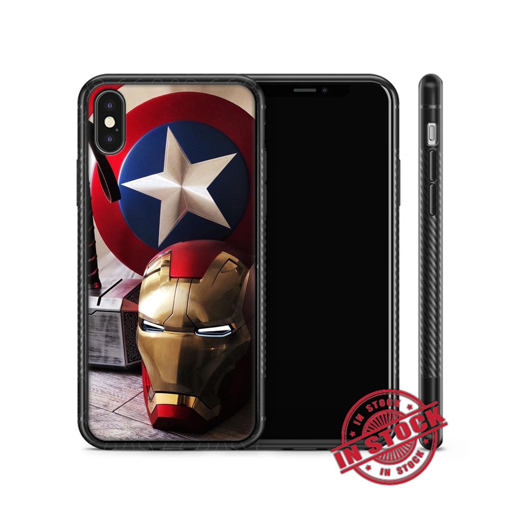 Hard Case Back Print Avengers iPhone X Series