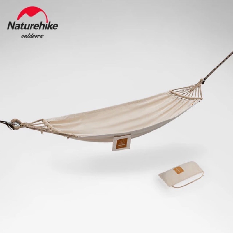 HAMMOCK SINGLE CANVAS NATUREHIKE NH20DC001 AYUNAN GANTUNG OUTDOOR CAMPING PENDAKI GUNUNG