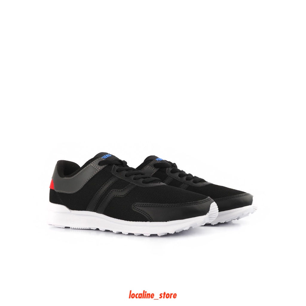 Sepatu Sneakers Lokal Original Piero Sepatu Sneakers Pria Hogan Black White P20953