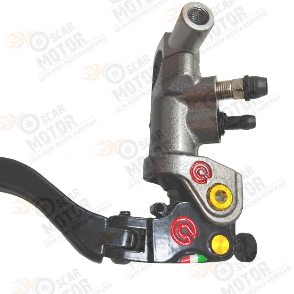 Master Rem Brembo Izumi RCS 19 CNC Handle Kopling Switch Rem Plus Dudukan Spion Universal motor