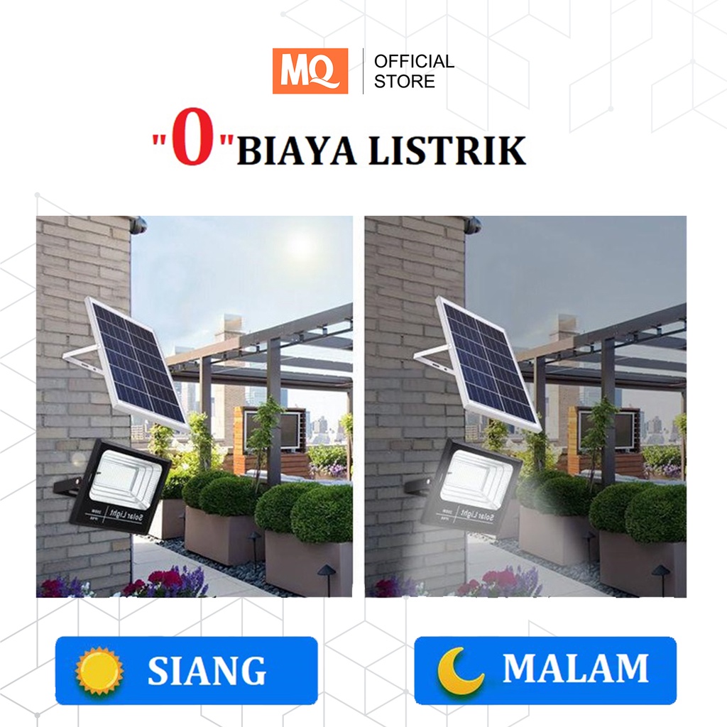 MQ LAMPU TENAGA MATAHARI LAMPU SOROT SOLAR CELL   LAMPU SOROT Tenaga Surya