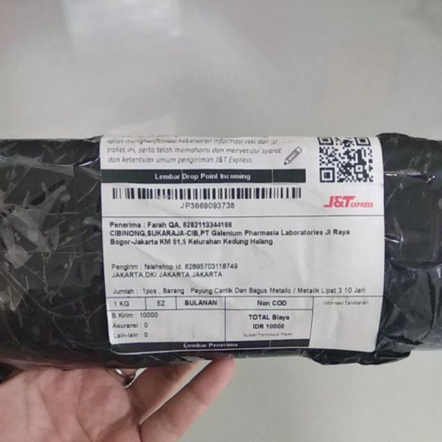 Payung Cantik Dan Bagus Metalic / Metalik Lipat 3 10 Jari Anti Radiasi Matahari Merk Nagoya Original