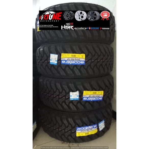BAN MOBIL PAJERO FORTUNER UKURAN 275 45 R22 ACCELERA MT-01 OFF-ROAD
