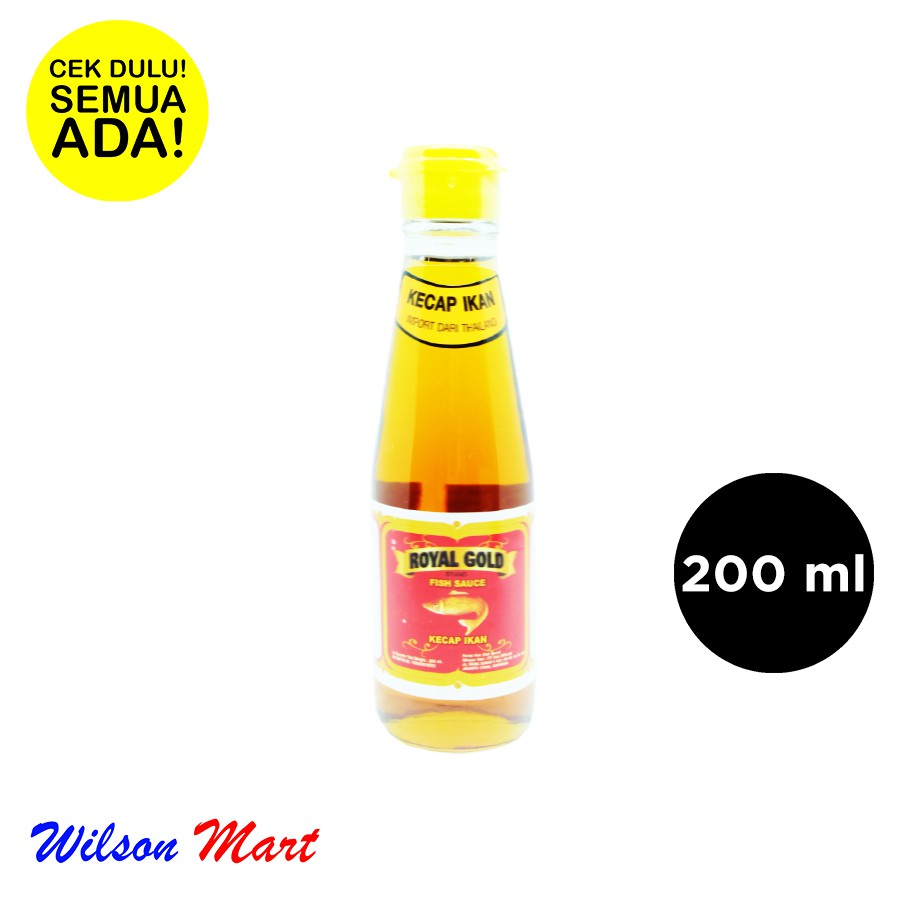 

KECAP IKAN CAP ROYAL GOLD 200 ML BOTOL