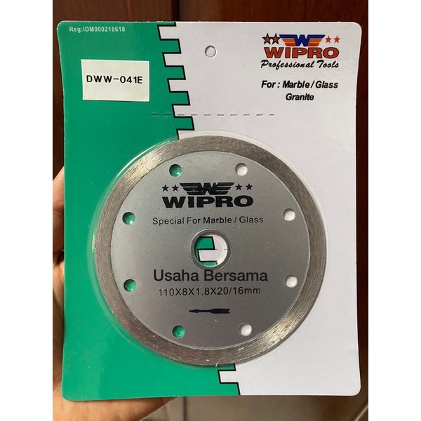 Pemotong Keramik WIPRO / Diamond Wheel DWW-041E PUTIH