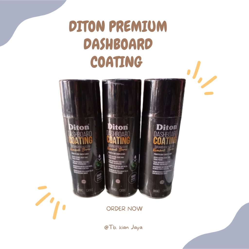 Jual Diton Premium Dashboard Coating Original Ml Shopee Indonesia