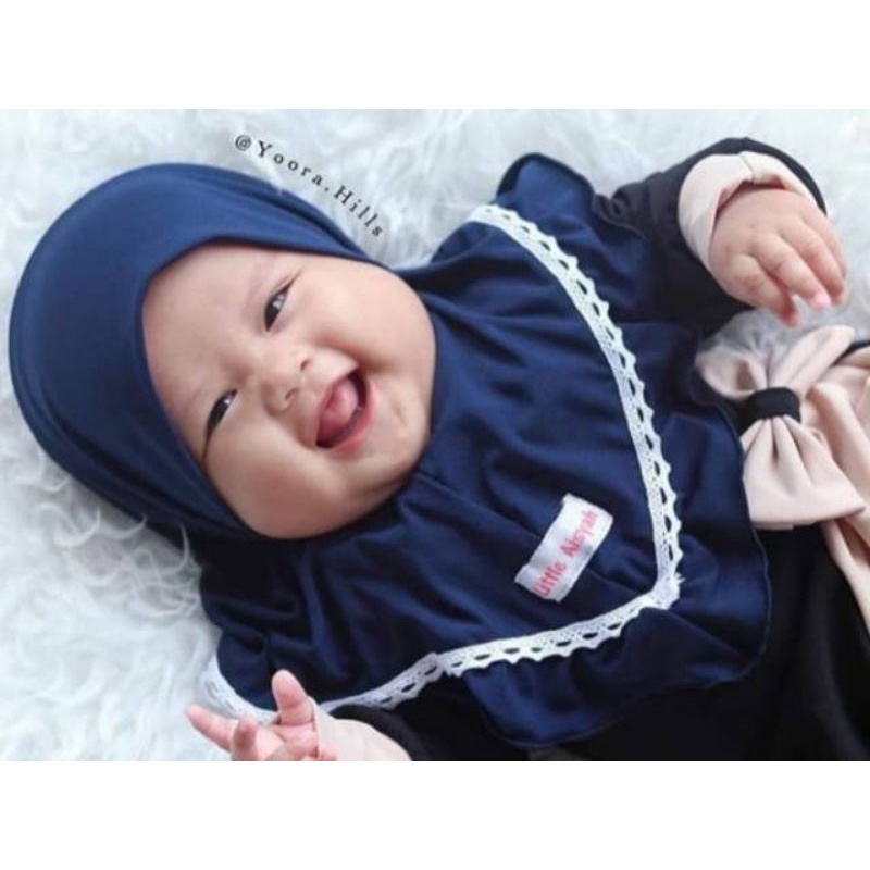 kerudung bayi 0 6 bulan 0 1 2 tahun RENDA KANAYA Kerudung anak bayi hijab bayi jilbab anak bayi jilb