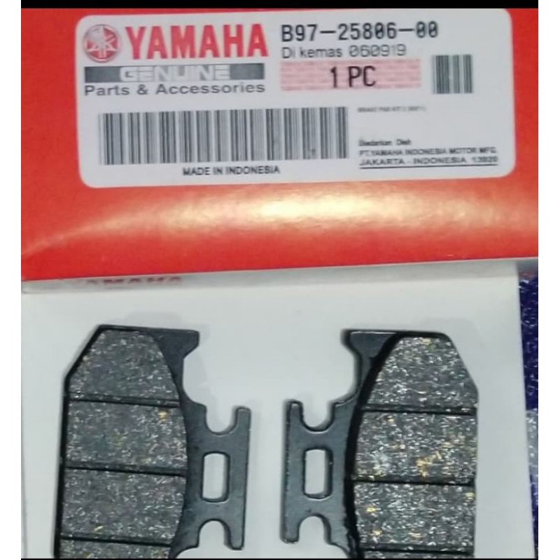 kampas rem/dispad yamaha R15 belakang (B97)