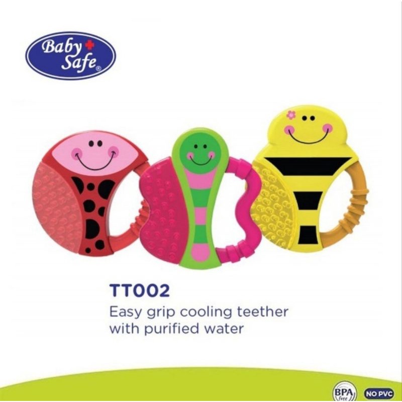 Baby Safe Easy Grip Teether 3+ Bulan (TT002)/Gigitan Bayi