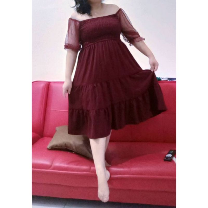 DRESS DIANA JUMBO SABRINA/ SEMOK DRES BIG SIZE