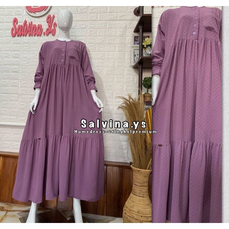 HOMEDRESS RUBBY CRINGKEL PREMIUM// GAMIS RUBBY CRINGKEL PREMIUM ORIGINAL BY SALVINA YS