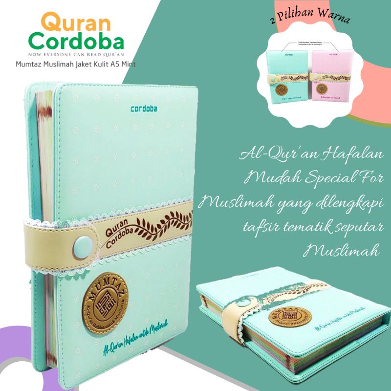 Al-Quran Cordoba Mumtaz Muslimah Jaket Kulit A5