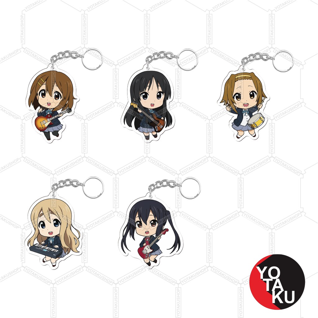 K-ON K ON Gantungan Kunci Anime Akrilik GC13901 YOTAKUSHOP
