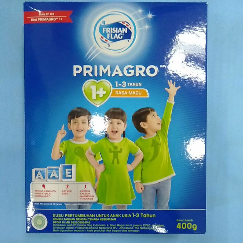 Frisian Flag Primagrow 360gr 1+ Madu/Vanilla/Coklat