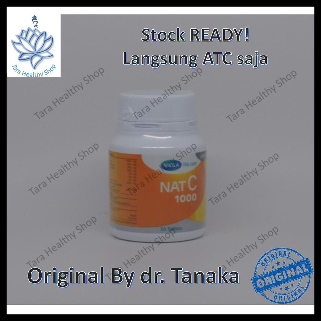 Paling Laku Wom2185 Preorder Original Nat C 1000 Mg 30 Tablet Vitamin C Aman Buat Lambung