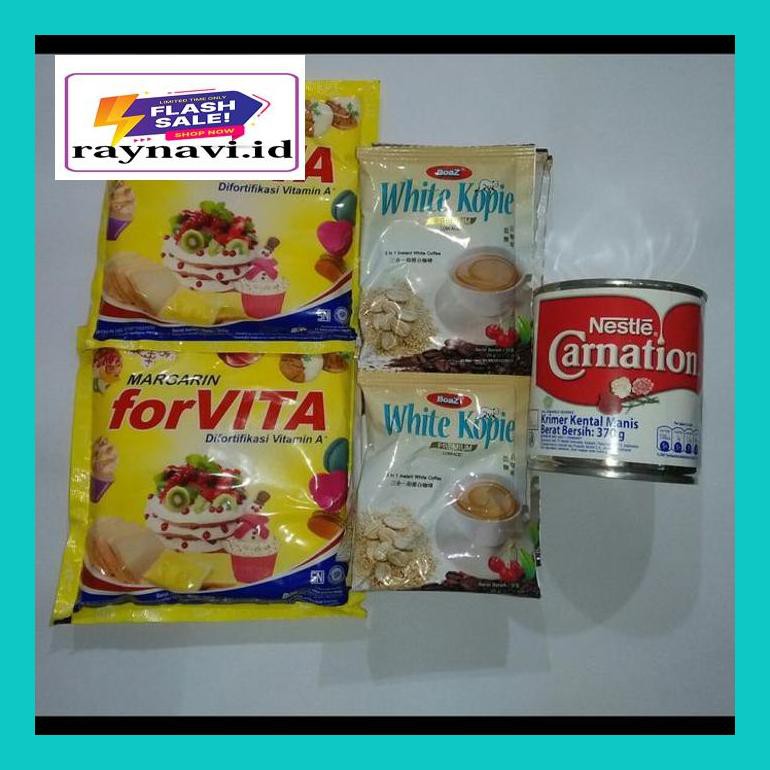 

5A40D5Par Paket Sembako Ii (Forvita 2 Pcs,Boaz White Kopie 1Renceng,Carnation 1) A3D04Tm