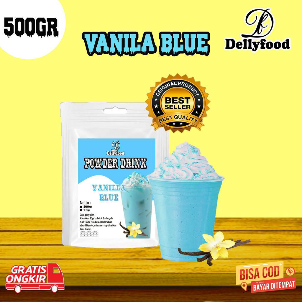 

Powder Drink / Bubuk Minuman Rasa Vanila Blue 500gr