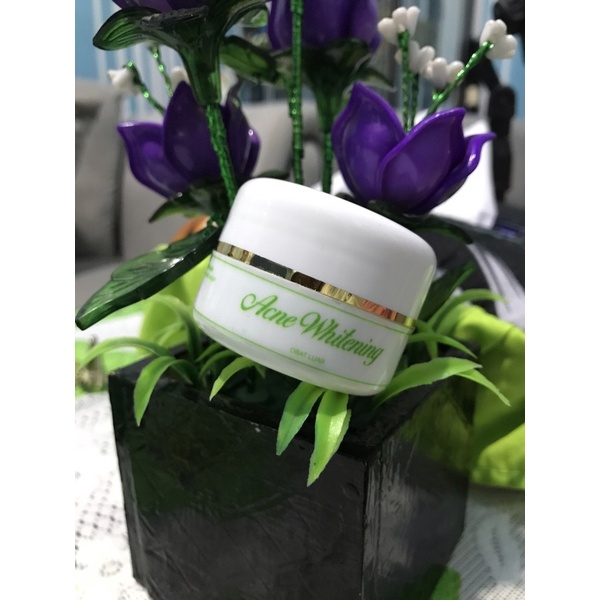 Acne Whitening || racikan farmasi || krim malam