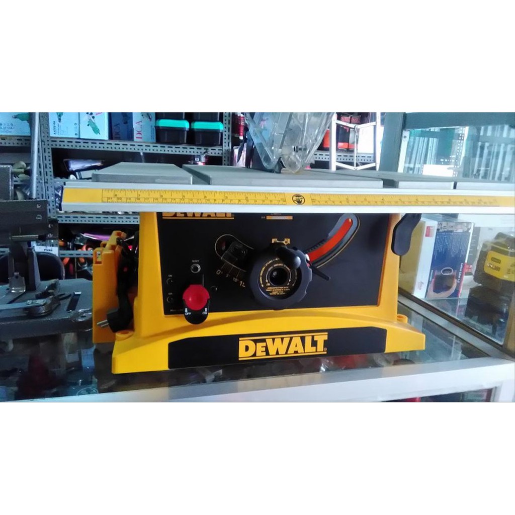 New Promo Mesin Potong Kayu Duduk Table Saw 10 Dewalt Dwe 7470 Su Shopee Indonesia