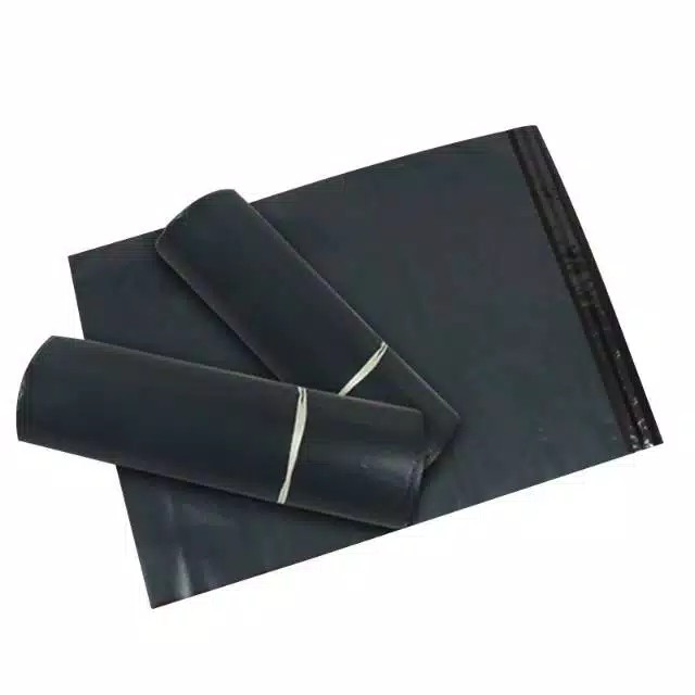 

HD Plastik packing polymailer HITAM 17x30cm kantong plastik