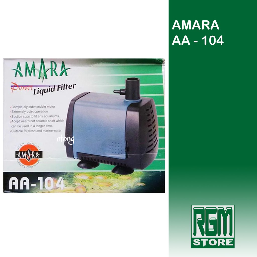 AMARA AA 104 aa104 mesin pompa air celup kolam hidroponik aquarium