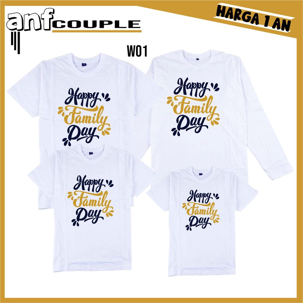 KAOS COUPLE FAMILY//KAOS SERAGAM KELUARGA