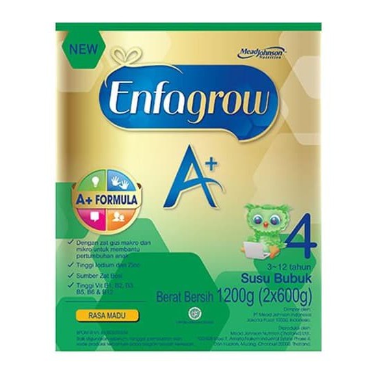 

ENFAGROW A4 1200 GRAM MADU