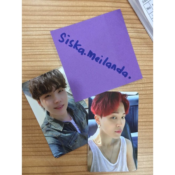 WTT POB BUTTER WEVERSE SUGA TO JIN JIMIN TO JUNGKOOK