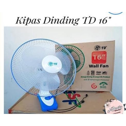 Kipas Dinding TD Wall Fan 16 inchi COD