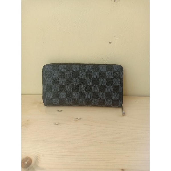 dompet lv damier preloved second ada no seri