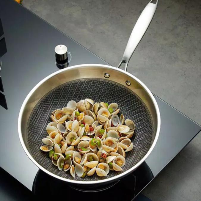 Dijual Panci Wok Pan Anti Lengket Dan Gores 34 Cm Trendi