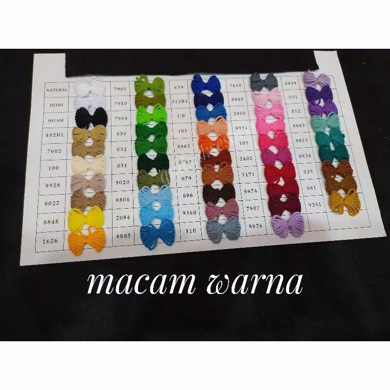 benang rajut polycherry