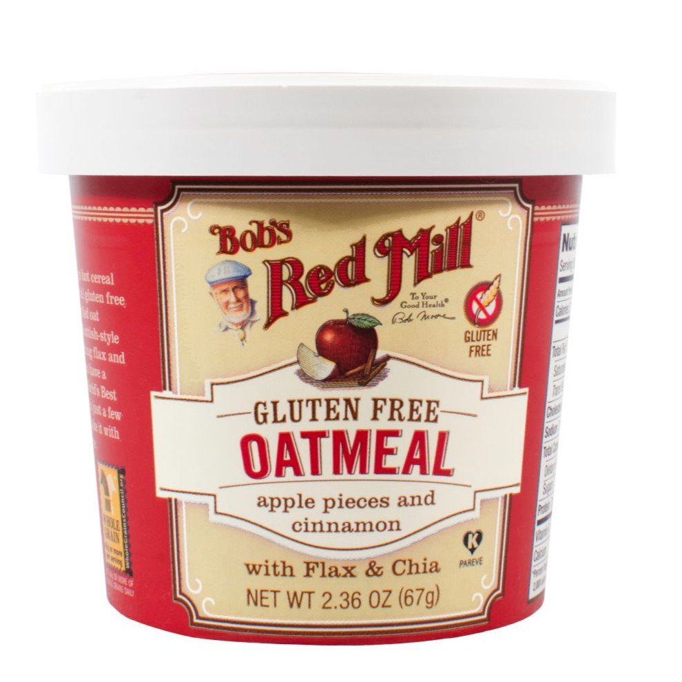 

Bob's Red Mill Oatmeal Apple Cinnamon Cup 2,36 oz 67gr
