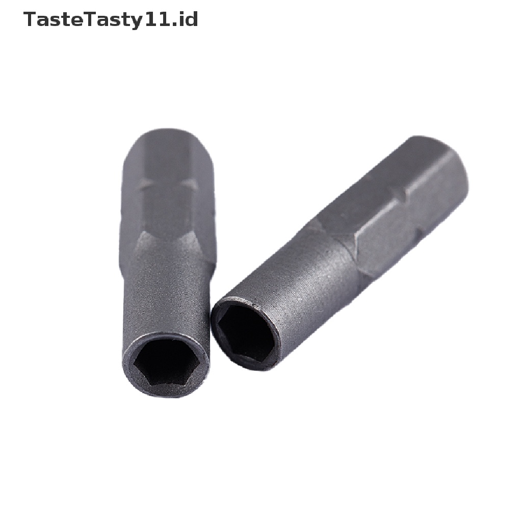 Tastetasty Adapter Mata Bor Obeng Micro Inserts 6.35mm 1 / 4 &quot;Ke 4mm Hex Holder