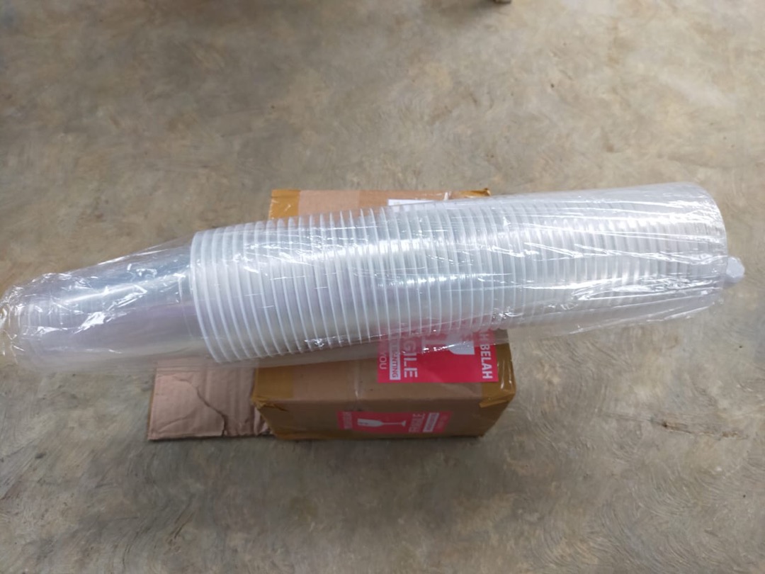 Gelas Starindo 12oz 14oz 16oz 1roll Isi 50cup (7gram/cup)bahan Tebal