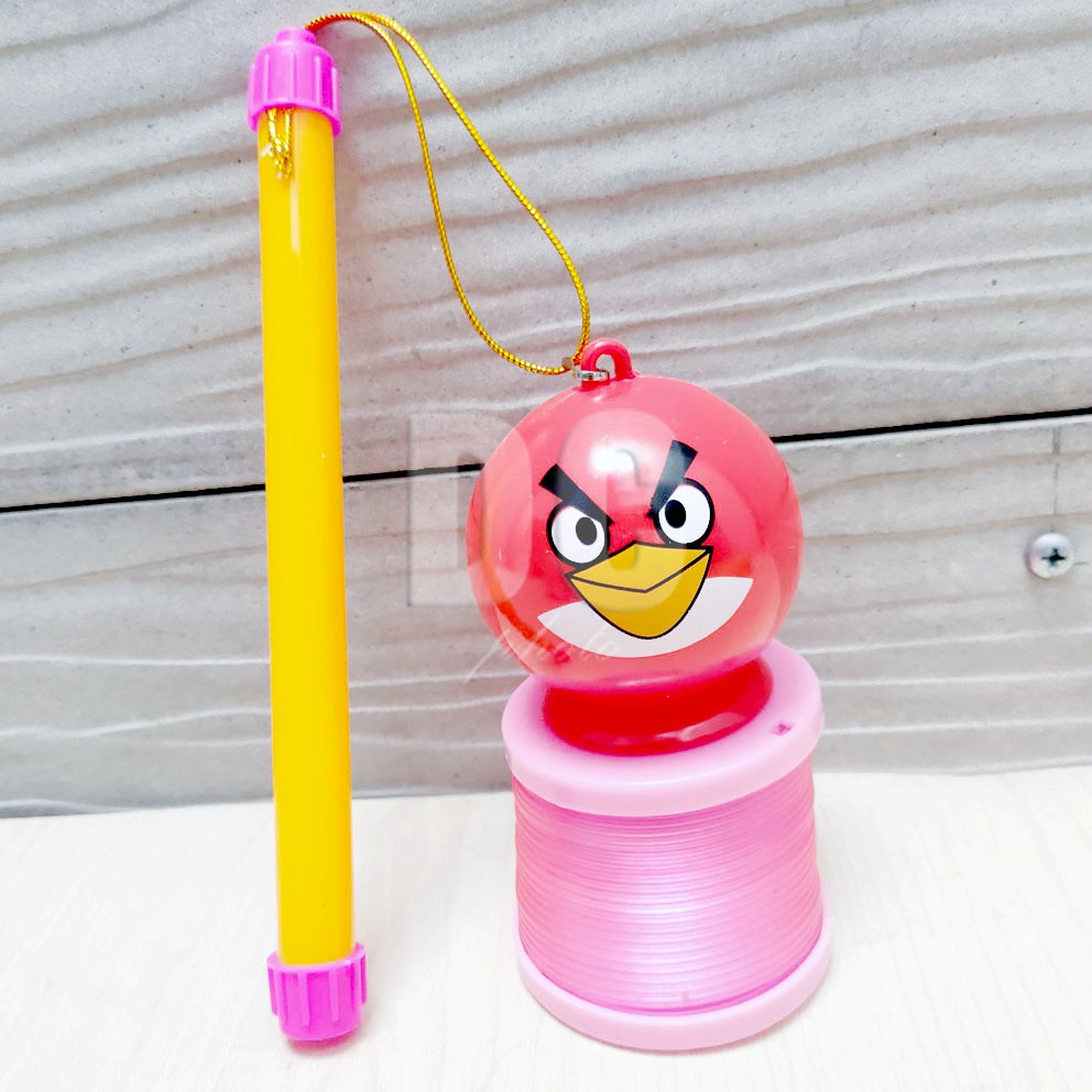 Cool Lantern Karakter Angri Bird Doraemon Minion Hello Kitty Mainan Boneka Per Tarik Bisa Nyala