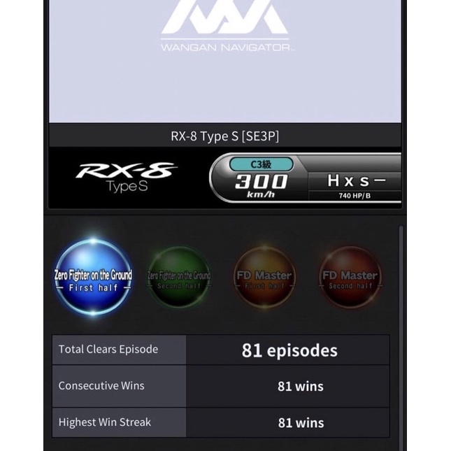 Banapassport WMMT Wangan Midnight Maximum tune 6RR Rx8 Tacho metallic