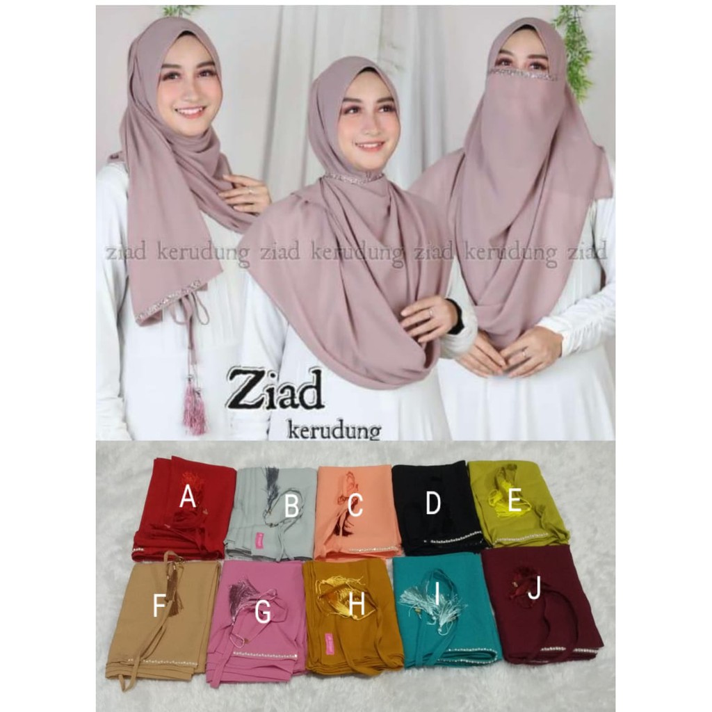 Pasmina Karet Diamond 3 in 1 Tasel Ory Al Fasya Murah