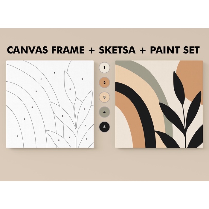 

CANVAS SKETSA & CAT SAJA - SERI LANDSCAPE & ANIMAL