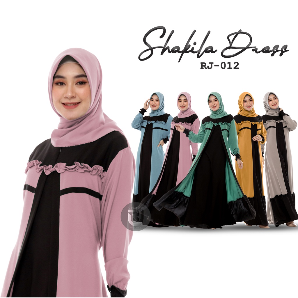 Gamis Sabyan Shakila Premium Kode RJ-012 by RJ Collection